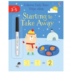Usborne Early Years Wipe-Clean Starting To Take Away
